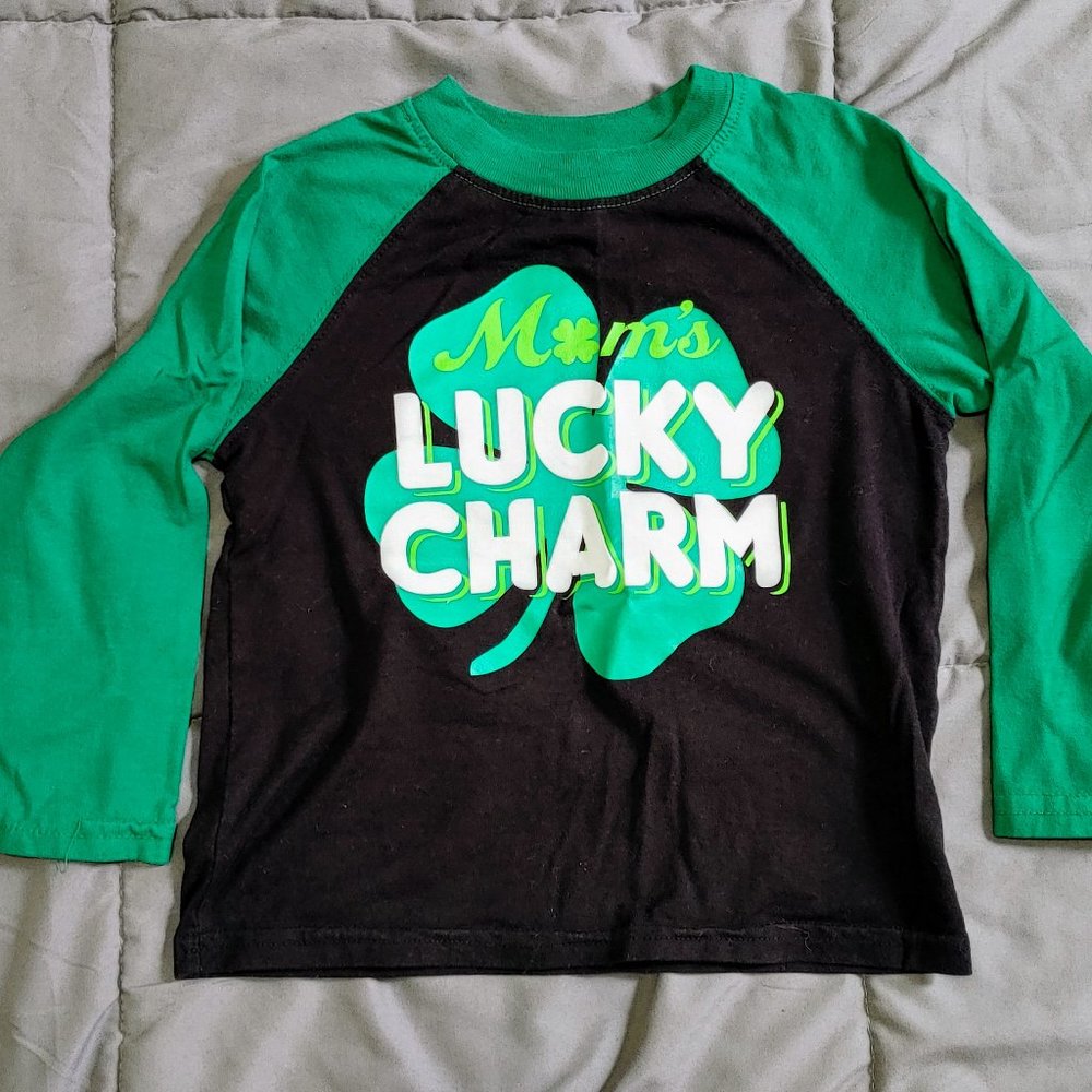 St Patrick's Day kids long-sleeve t-shirt 3T